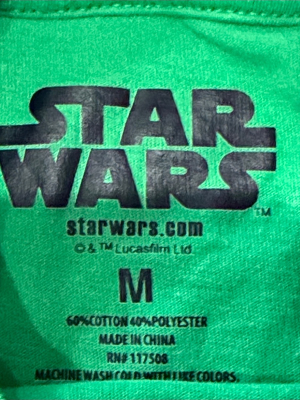 Star Wars Green Grogu Holiday Graphic Tee (1) - Picture 3 of 3
